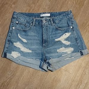 Denim shorts